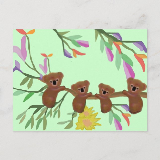 Koala Bear Fun Postcards (Front)