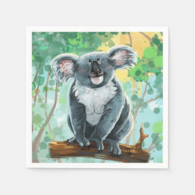 Koala Bear Gifts & Accessories Napkin (Front)
