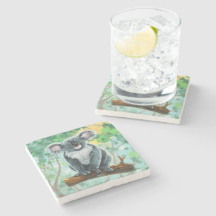 Koala Bear Gifts & Accessories Stone Coaster