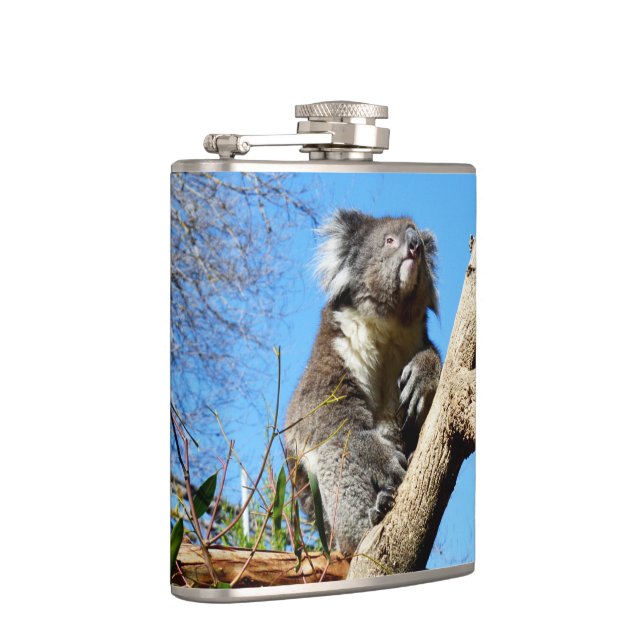 Koala Bear In Old Tree, Hip Flask (Right)