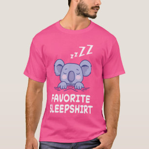 Koala bear Koalas Nap Sleeping Sleep Pajama Nightg T-Shirt