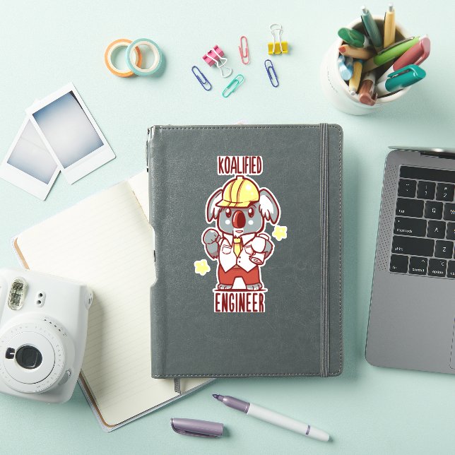 Koala Bear Koalified Engineer Koala Animal Pun Koa (iPad Cover)