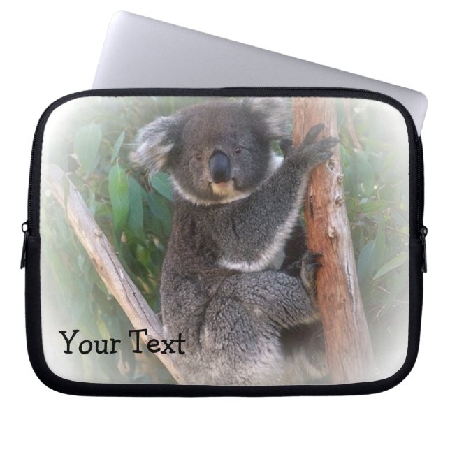 Koala Bear Laptop Sleeve (Front)