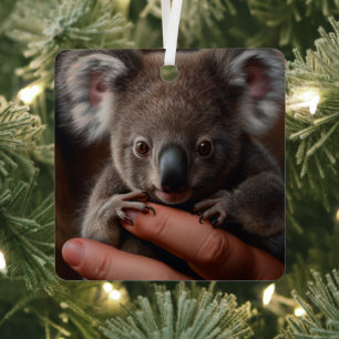 Koala Bear Metal Tree Decoration