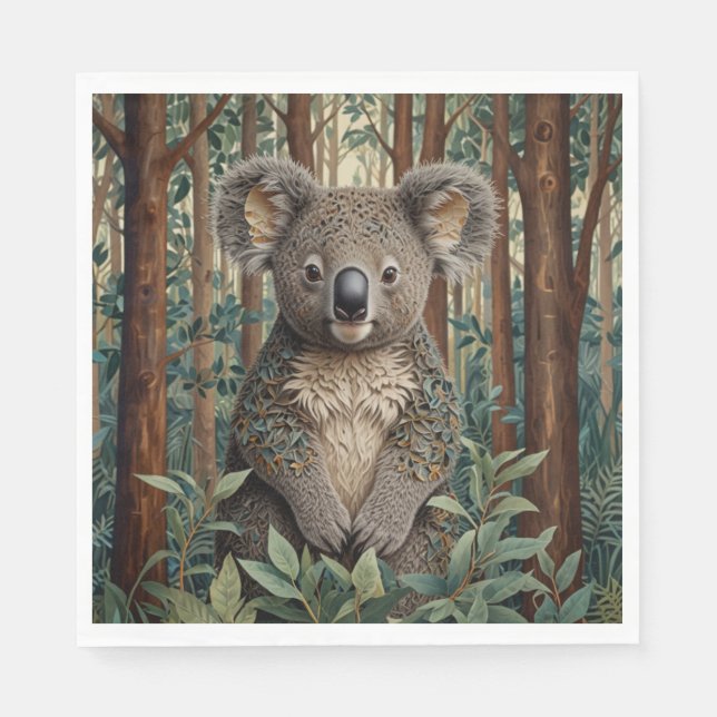 Koala Bear Napkin (Front)