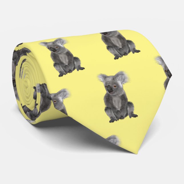 Koala Bear Neck Tie (Rolled)