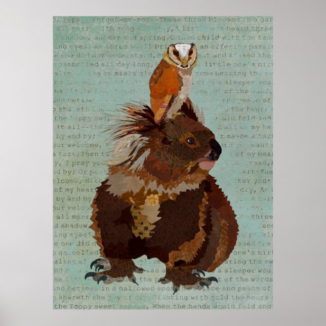 KOALA BEAR & OWL POSTER (Front)