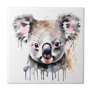 Koala Bear Portrait Tile