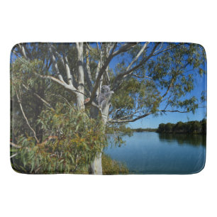 Koala Bear Sleeping In Gum Tree, Bath Mat