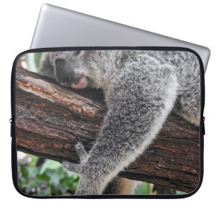 KOALA BEAR SLEEPING ON TREE LAPTOP SLEEVE