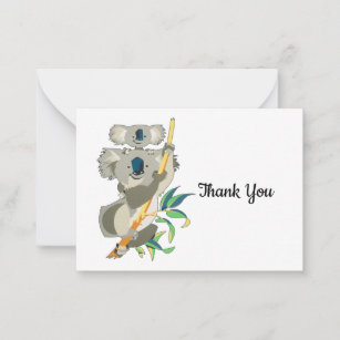 Koala Bear Thank You Card