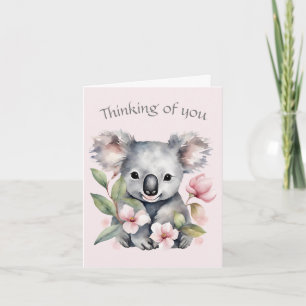 Koala Bear Thinkg of You Card