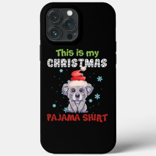 Koala Bear This Is My Christmas Pajama Shirt iPhone 13 Pro Max Case
