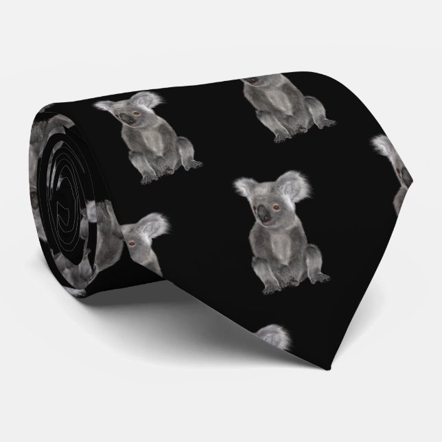 Koala Bear Tie (Rolled)
