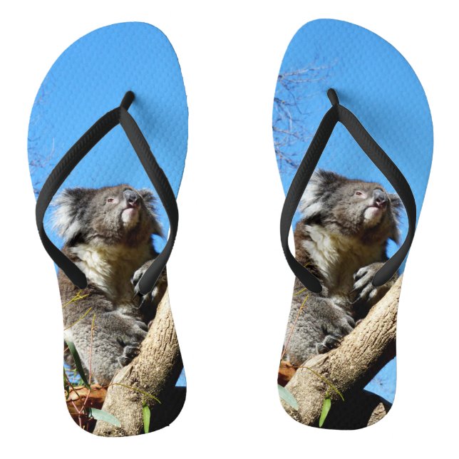 Koala Bear Time To Reflect On Life,  Jandals (Footbed)