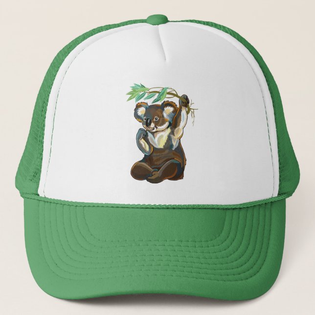 koala bear trucker hat (Front)