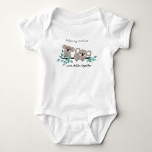 Koala Bear Water Colour Baby Body Suit Bodysuit