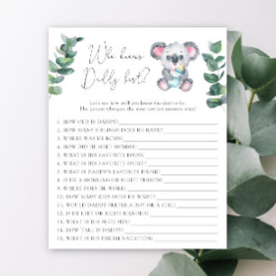 Koala Bear Who knows Daddy best