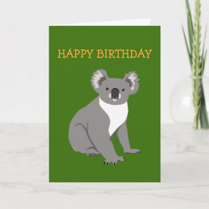 Koala Birthday Card