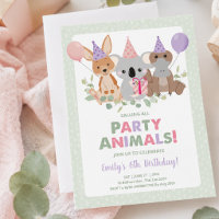 Koala Birthday Invitation