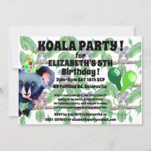 KOALA birthday party