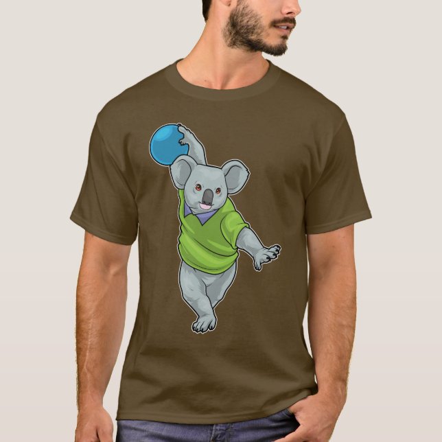 Koala Bowling Bowling ball T-Shirt (Front)