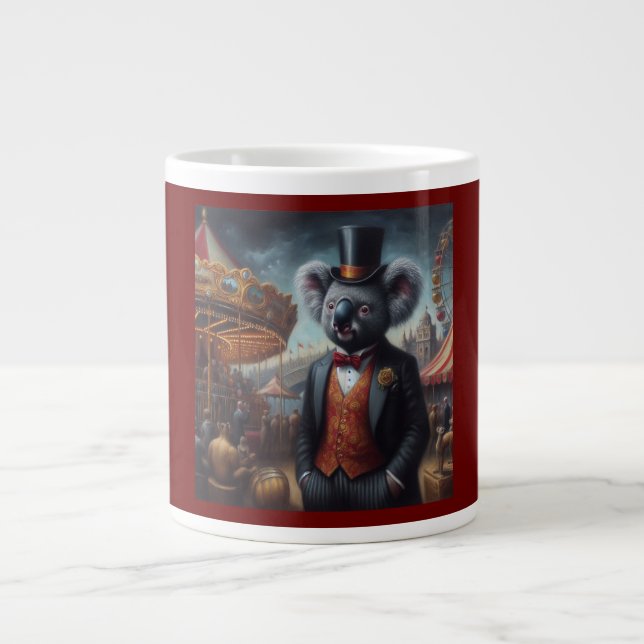 Koala Carnival Large Coffee Mug (Front)