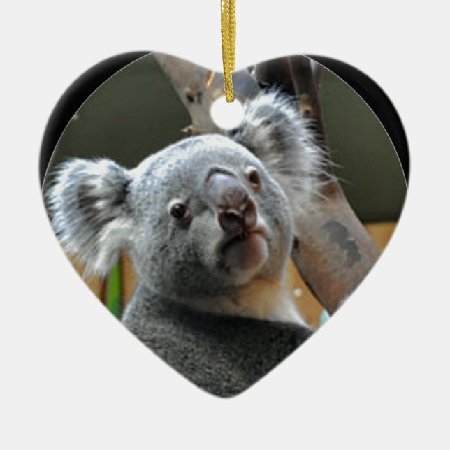 "Koala" Ceramic Tree Decoration (Front)