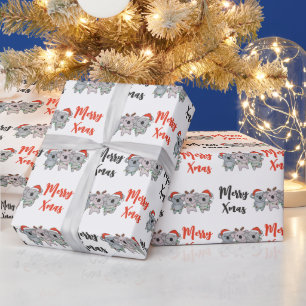 Koala Christmas Animals Cute Koalas Holiday Wrapping Paper