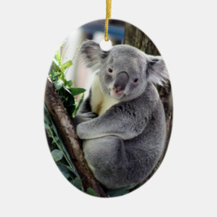 Koala Christmas Ceramic Tree Decoration