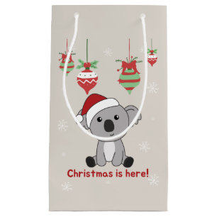 Koala Christmas Snow Winter Animals Koalas Small G Gift Bag