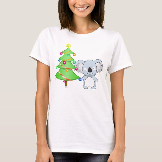 Koala Christmas T-Shirt (Front)