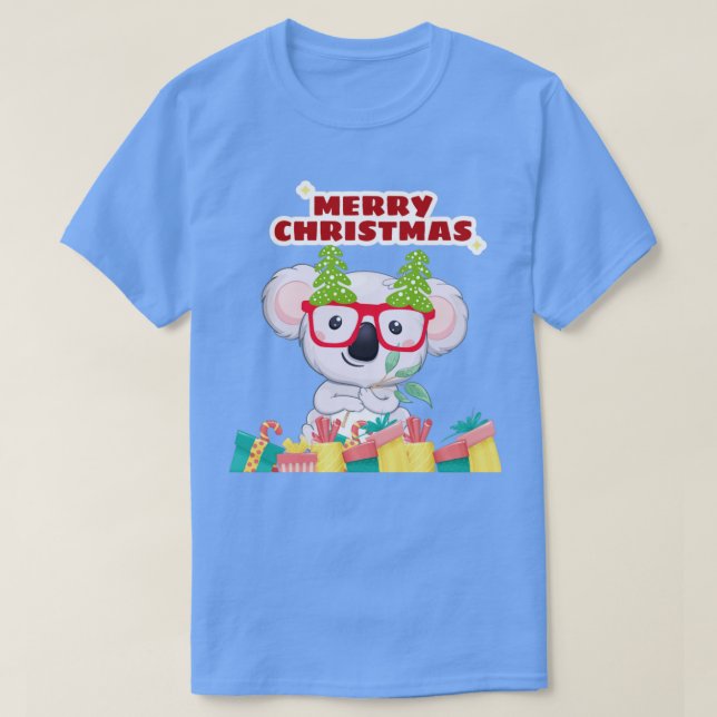 Koala Christmas T-Shirt (Design Front)