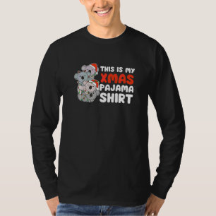 Koala Christmas This Is My Xmas Pajama T-Shirt
