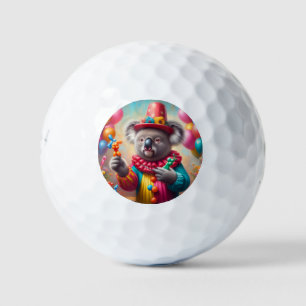 Koala Clown Golf Balls