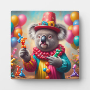 Koala Clown Plaque