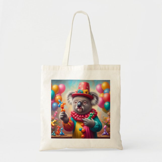 Koala Clown Tote Bag (Front)