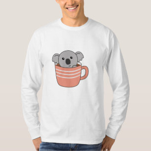 Koala Coffee Coffee Cup Cute Animals Koalas T-Shirt