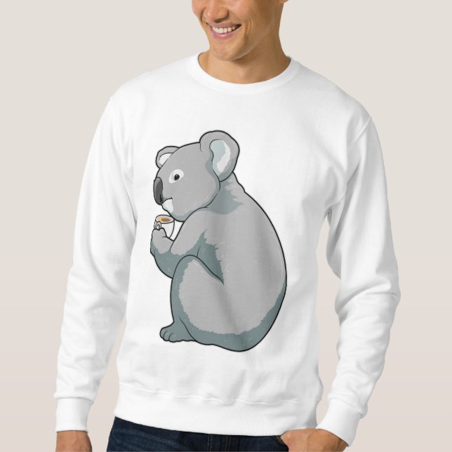 Koala Coffee Cup Sweatshirt (Front)