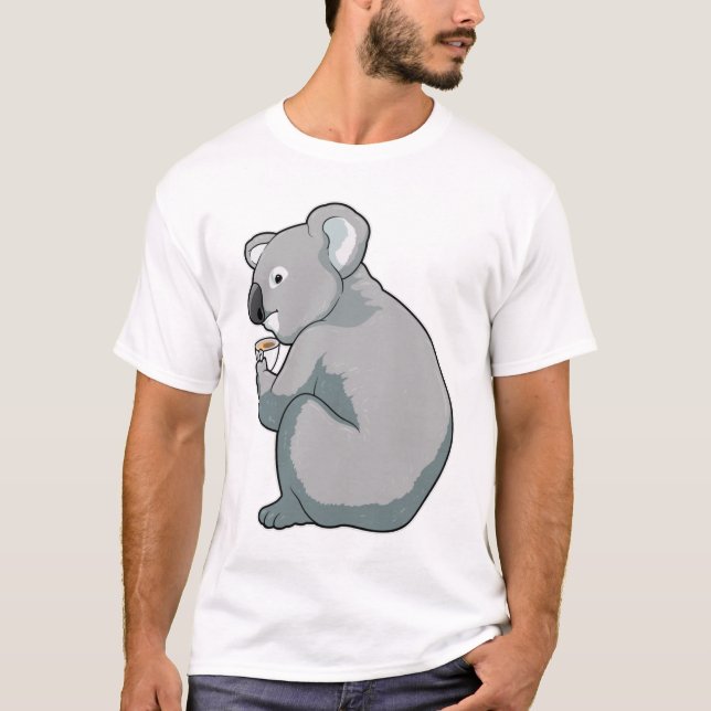 Koala Coffee Cup T-Shirt (Front)