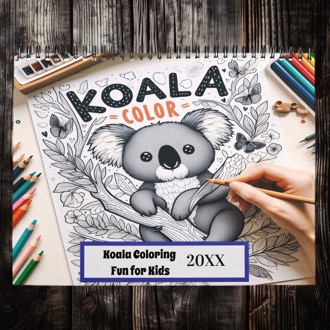 Koala Colouring Fun for Kids 20XX Calendar (Creator Uploaded)