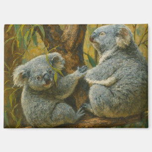 Koala Companions – Realistic Wildlife Pair Magnet