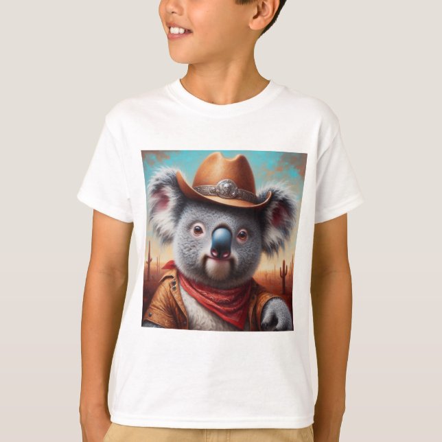 Koala Cowboy T-Shirt (Front)