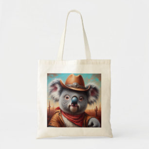 Koala Cowboy Tote Bag