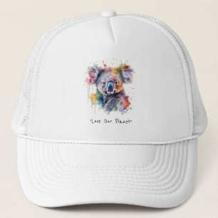 Koala Cuddles in Color, custom Trucker Hat