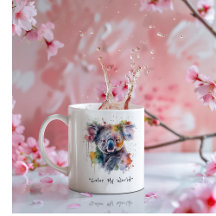 Koala Cuddles in Colour, custom