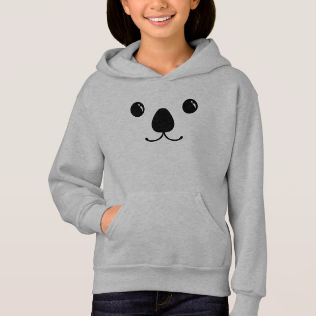 Koala Cute Animal Face Design (Front)