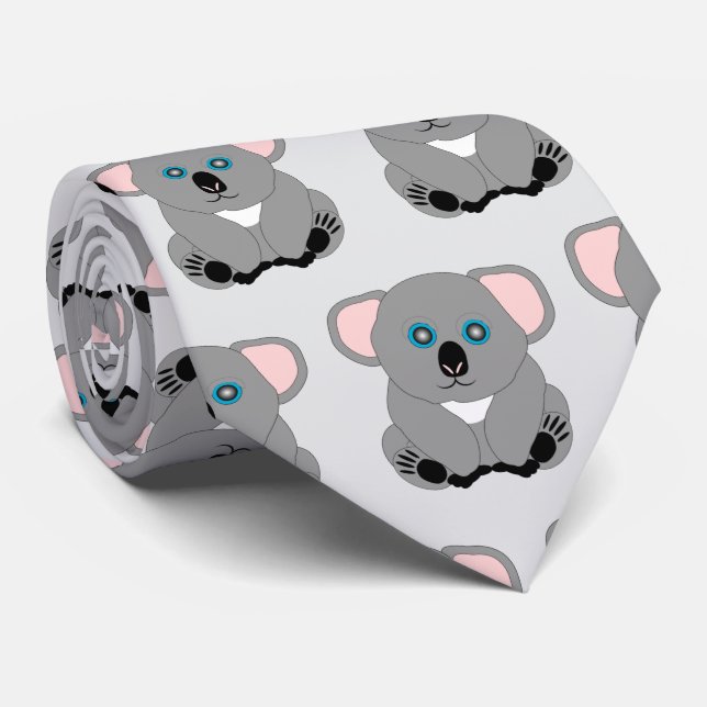 Koala Design Tie (Rolled)