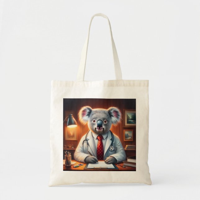 Koala Doctor Tote Bag (Front)