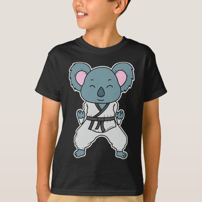Koala Does Karate  T-Shirt (Front)